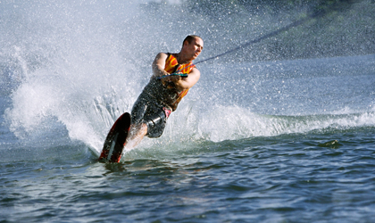 water skiing